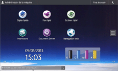 Il·lustració de pantalla del panell d'operacions