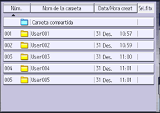 Il·lustració de pantalla del panell d'operacions