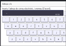 Il·lustració de pantalla del panell d'operacions