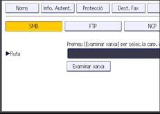 Il·lustració de pantalla del panell d'operacions