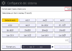 Il·lustració de pantalla del panell d'operacions