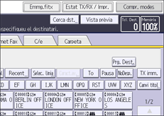 Il·lustració de pantalla del panell d'operacions