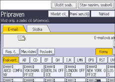 Ilustrace displeje ovládacího panelu