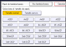 Ilustración de la pantalla panel de mandos
