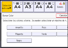 Ilustración de la pantalla panel de mandos