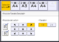 Ilustración de la pantalla panel de mandos