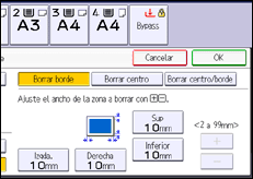 Ilustración de la pantalla panel de mandos