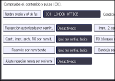 Ilustración de la pantalla panel de mandos