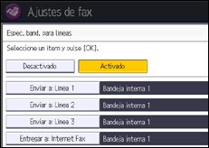 Ilustración de la pantalla panel de mandos
