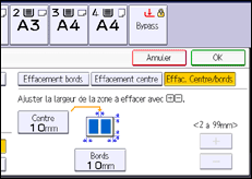Illustration de l'écran du panneau de commande