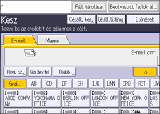 A kezelőpanel ismertetése
