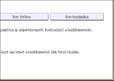 A kezelőpanel ismertetése
