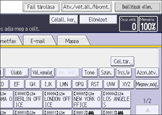 A kezelőpanel ismertetése