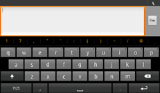 Illustrazione della schermata sul pannello di controllo