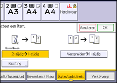 Schermafbeelding bedieningspaneel