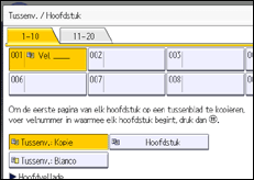 Schermafbeelding bedieningspaneel