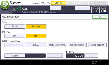 Illustrasjon av brukerpanel
