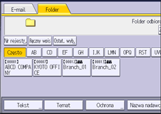Ilustracja ekranu panela operacyjnego