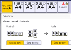 Ilustracja ekranu panela operacyjnego