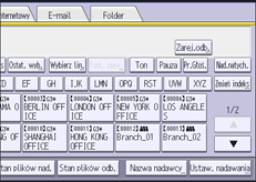 Ilustracja ekranu panela operacyjnego