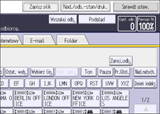 Ilustracja ekranu panela operacyjnego