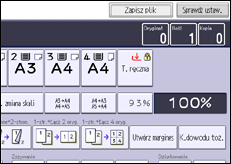 Ilustracja ekranu panela operacyjnego