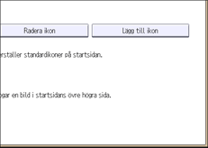 Bild av användarpanelens skärm