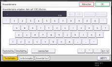 操作面板屏幕插图