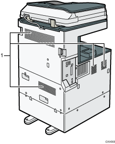 带有编号的主机插图