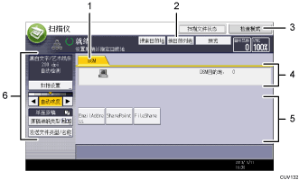 已编号的操作面板屏幕插图