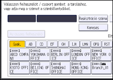 A kezelőpanel ismertetése