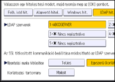 A kezelőpanel ismertetése