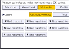 A kezelőpanel ismertetése