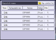 A kezelőpanel ismertetése