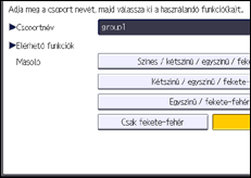 A kezelőpanel ismertetése