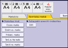 A kezelőpanel ismertetése