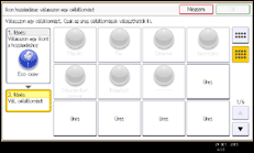 A kezelőpanel ismertetése