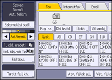 A kezelőpanel ismertetése