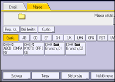 A kezelőpanel ismertetése