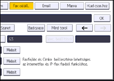 A kezelőpanel ismertetése