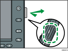 Illustrazione dello slot per supporti