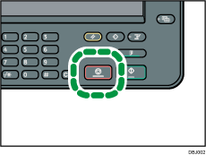 Illustratie van stopknop