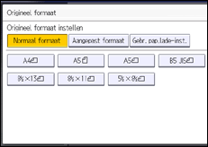Schermafbeelding bedieningspaneel