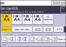 Schermafbeelding bedieningspaneel
