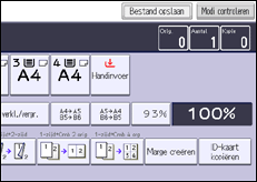 Schermafbeelding bedieningspaneel