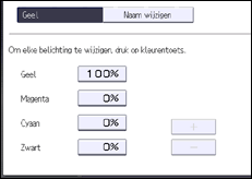 Schermafbeelding bedieningspaneel