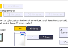 Schermafbeelding bedieningspaneel