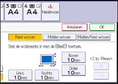 Schermafbeelding bedieningspaneel