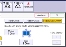 Schermafbeelding bedieningspaneel