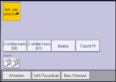 Schermafbeelding bedieningspaneel